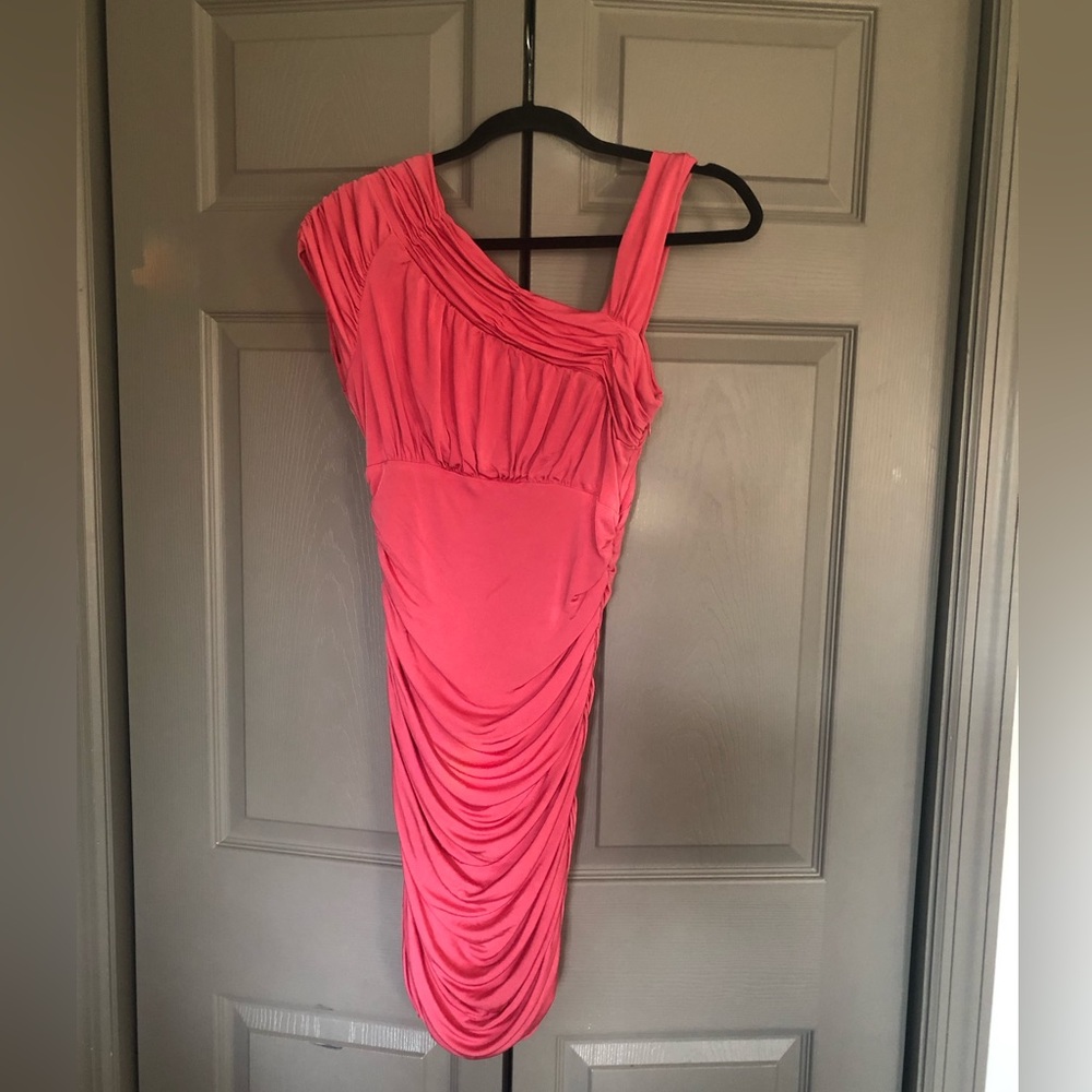 BeBe one shoulder dress